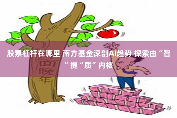 股票杠杆在哪里 南方基金深剖AI趋势 探索由“智”提“质”内核