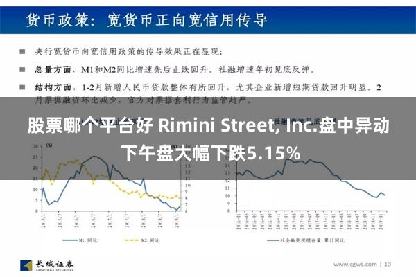 股票哪个平台好 Rimini Street, Inc.盘中异动 下午盘大幅下跌5.15%