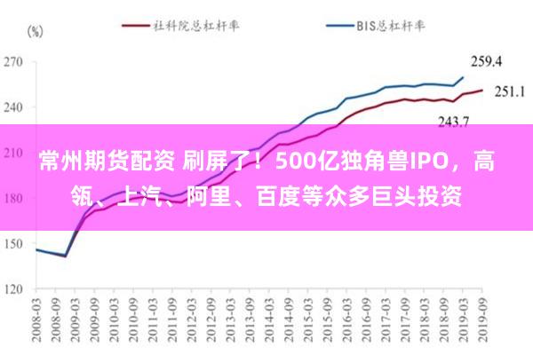 常州期货配资 刷屏了！500亿独角兽IPO，高瓴、上汽、阿里、百度等众多巨头投资