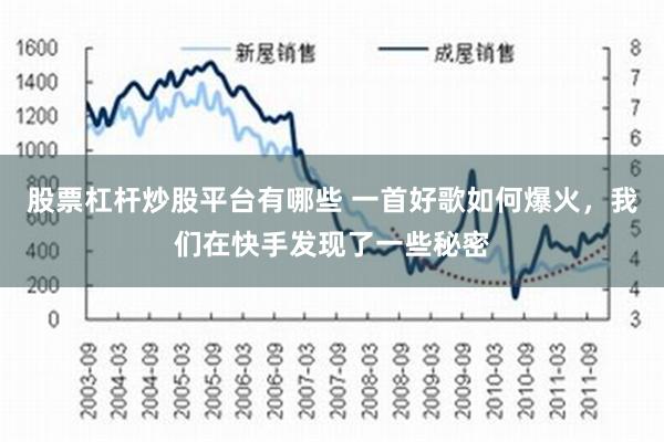 股票杠杆炒股平台有哪些 一首好歌如何爆火，我们在快手发现了一些秘密